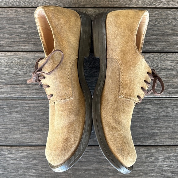 Camper Light Brown Suede Oxfords 39 - Picture 5 of 8